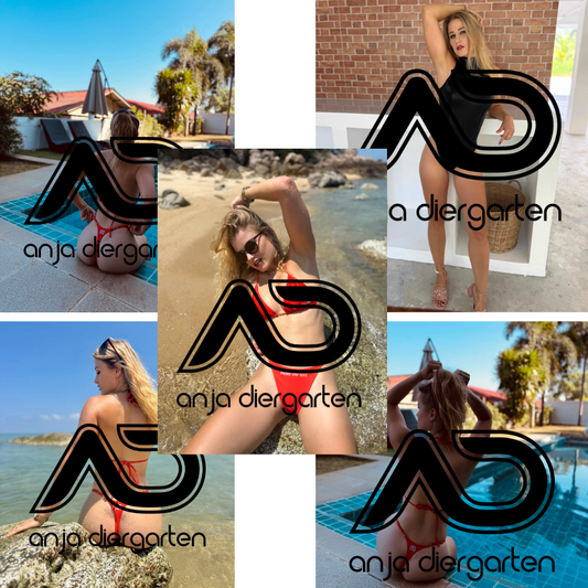 5er Set Anja Diergarten Poster