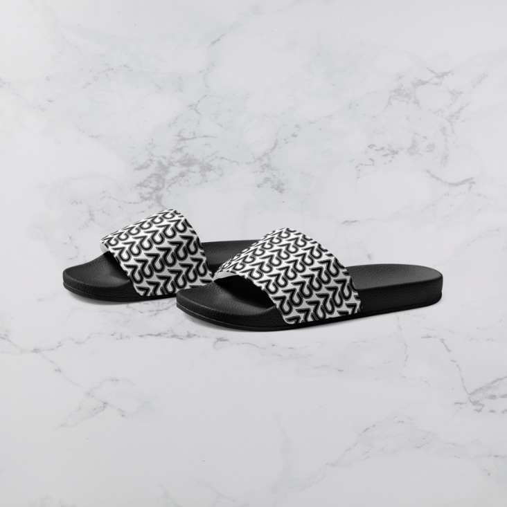 Anja Diergarten Adiletten, latschen, Badelatschen, Slides, man, black white, AD