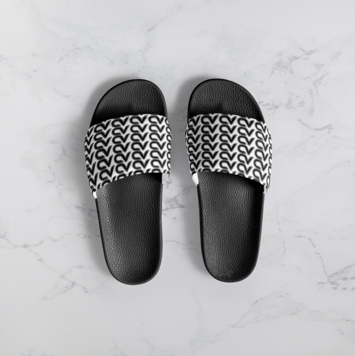 Anja Diergarten Adiletten, latschen, Badelatschen, Slides, man, black white, AD