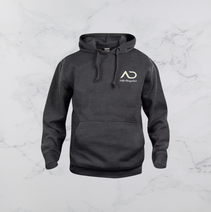 Hoodie grau Anja Diergarten, Zip Hoodie, Pullover, Kaputzenpullover